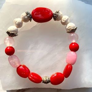 🌹 Handmade Gemstone Bracelet